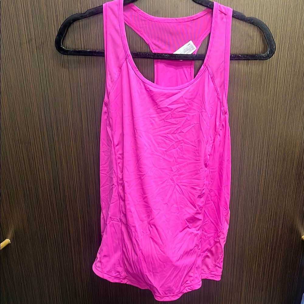 Sofia by Sofia Vergara Pink Relaxed Backless Tank Top